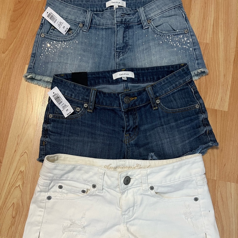 3 shorts